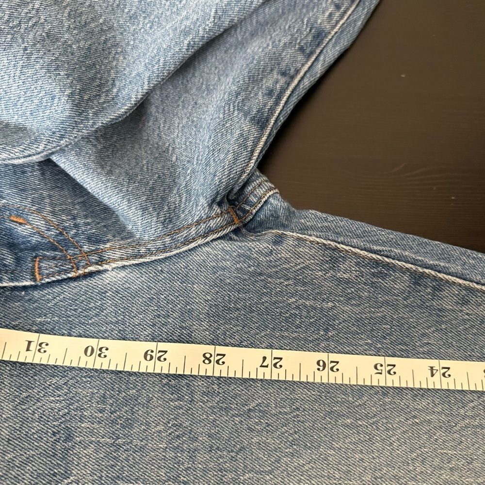 Madewell The Perfect Vintage Jeans Womens 25 Blue Straight Leg Denim Stretch - Picture 13 of 13